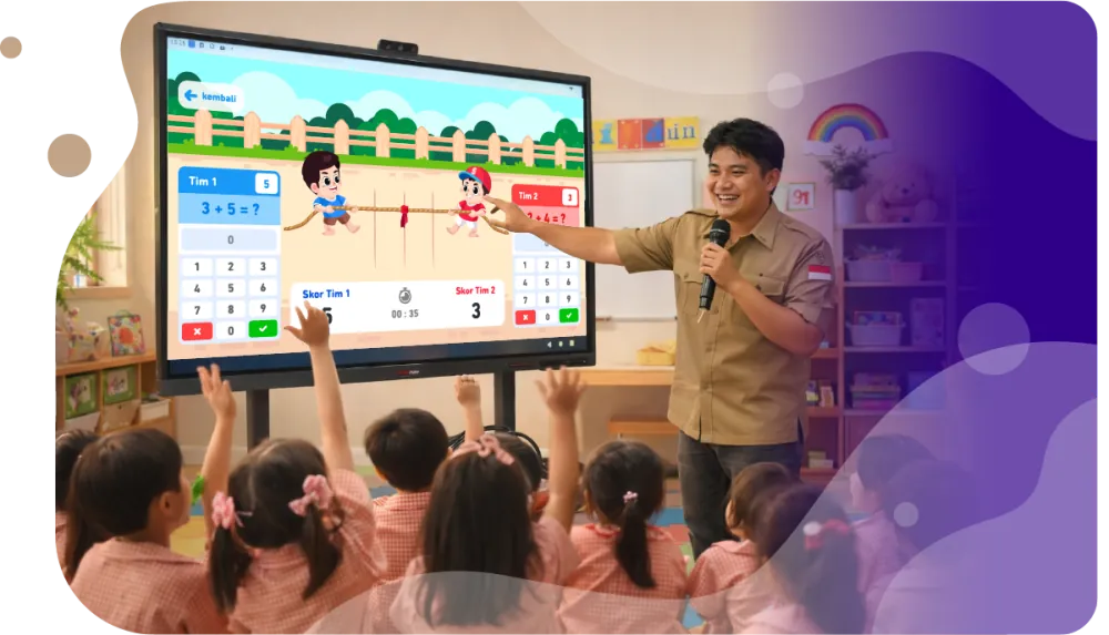 Pembelajaran interaktif menggunakan Solite Kids